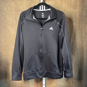 Adidas Black Full-Zip Track Jacket Size Large